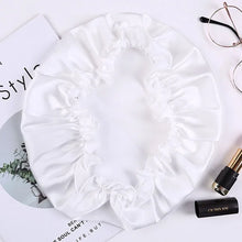 Bonnet de nuit en soie à élastique | Cheveux courts