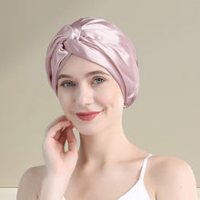 Bonnet de nuit en soie