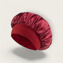 Bonnet de nuit large en soie | Cheveux longs