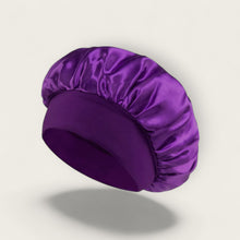 Bonnet de nuit large en soie | Cheveux longs