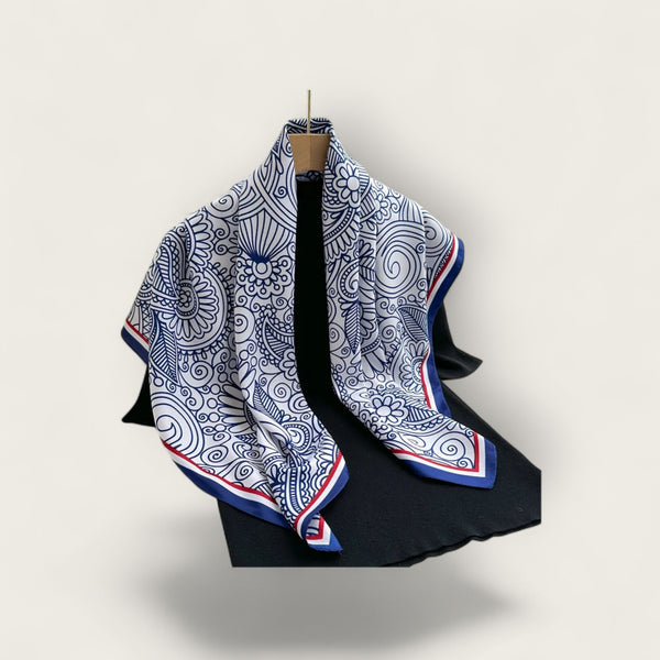 Carré de Soie Fleur Boréale