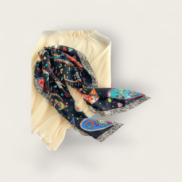 Carré de Soie Art Bohème