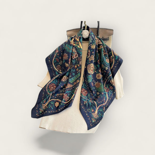 Carré de Soie Ethnique Chic