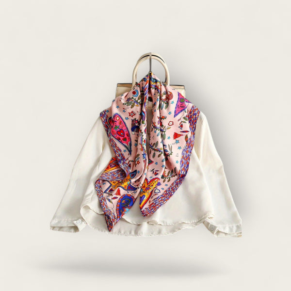 Carré de Soie Orient Précieux