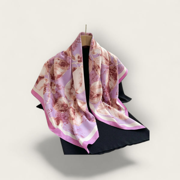 Carré de Soie Rose d’Orient