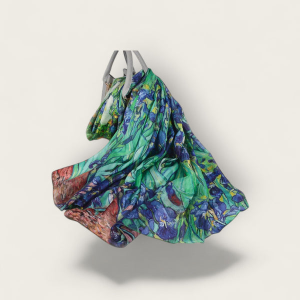 Echarpe en soie Cascade Enchantée