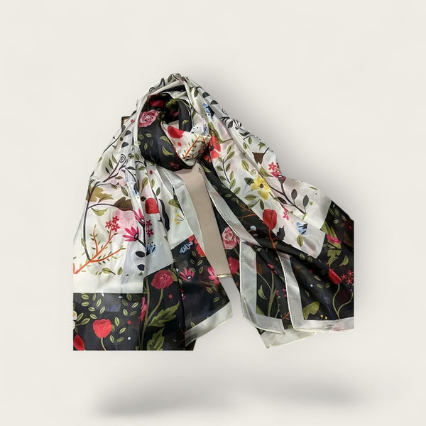 Echarpe en soie Crépuscule Baroque