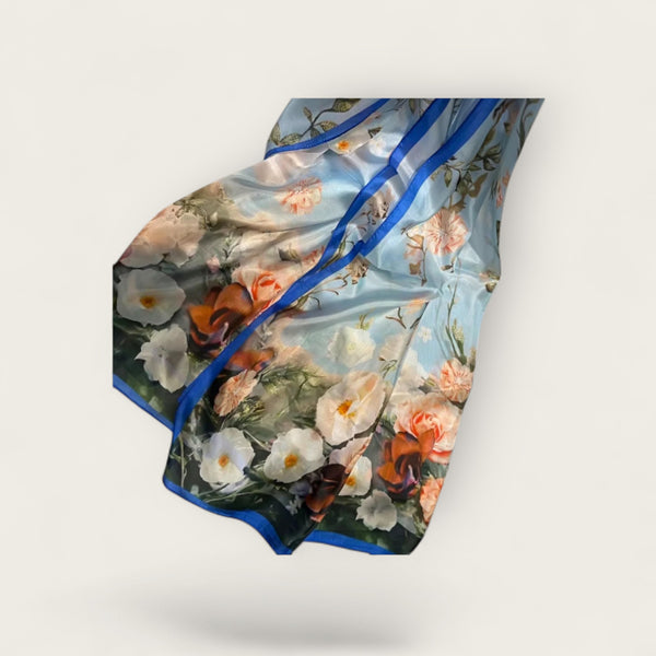 Echarpe en soie Jardin Impérial