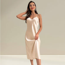 Nuisette longue en soie