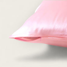 Taie d'oreiller en soie avec fermeture éclair