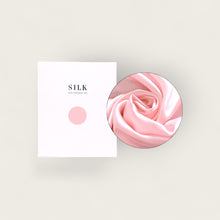 Taie d'oreiller en soie avec fermeture éclair